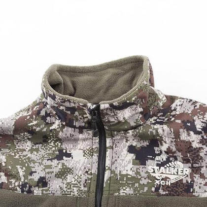 Демисезонный мужской костюм ХСН Полесье-4 (Polarfleece) Хаки
