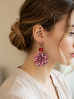 Серьги Цветок