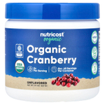 Nutricost, органическая клюква, без добавок, 227 г (8,1 унции)