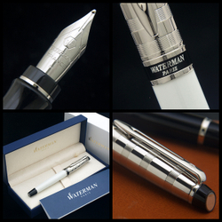 Перьевая ручка Waterman Expert 3 DeLuxe White CT