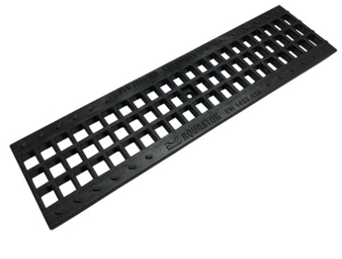 АКВАСТОК решетка пластиковая под канал Д120