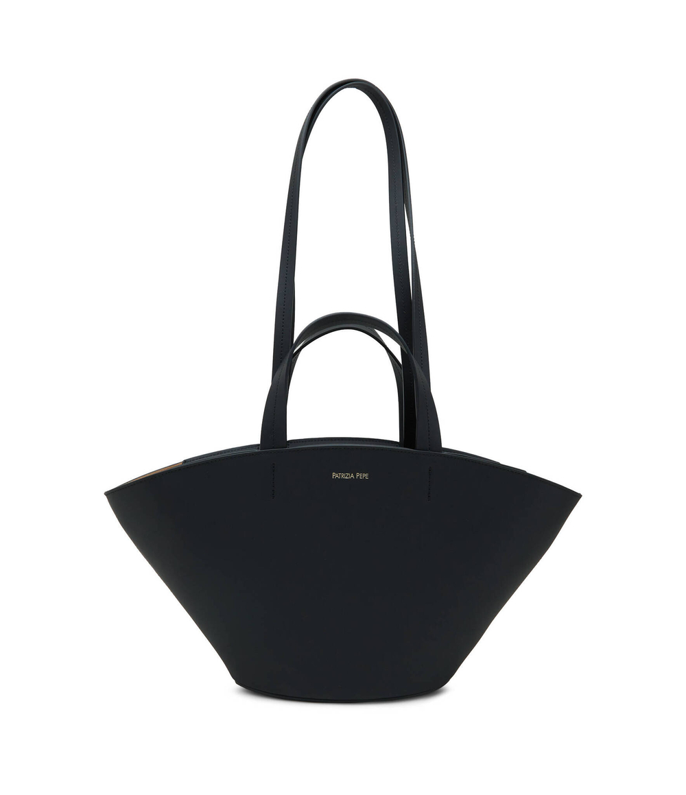Кожаная сумка-шопер Patrizia Pepe - черный(8B0092 L095)