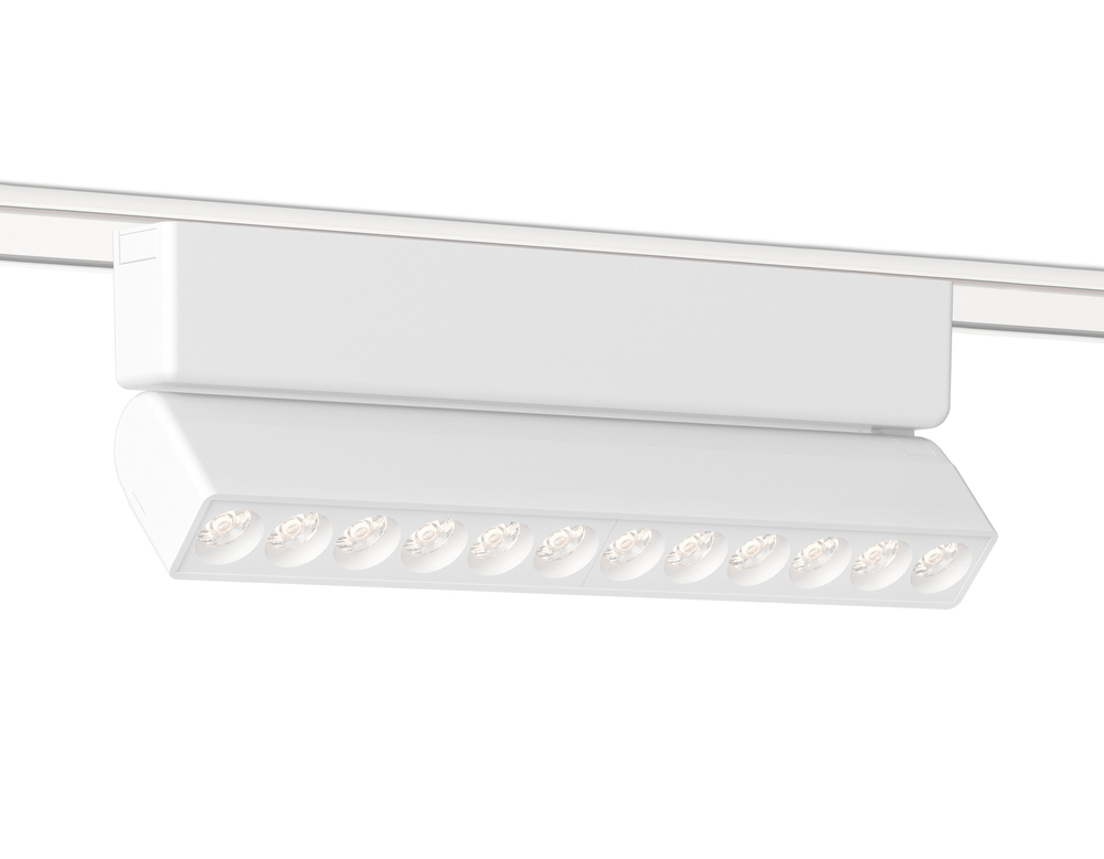 Светильник светодиодный трековый для шинопровода Magnetic Ultra Slim GV1472 WH белый IP20 12W 4200K 48V 24° 230*26*80