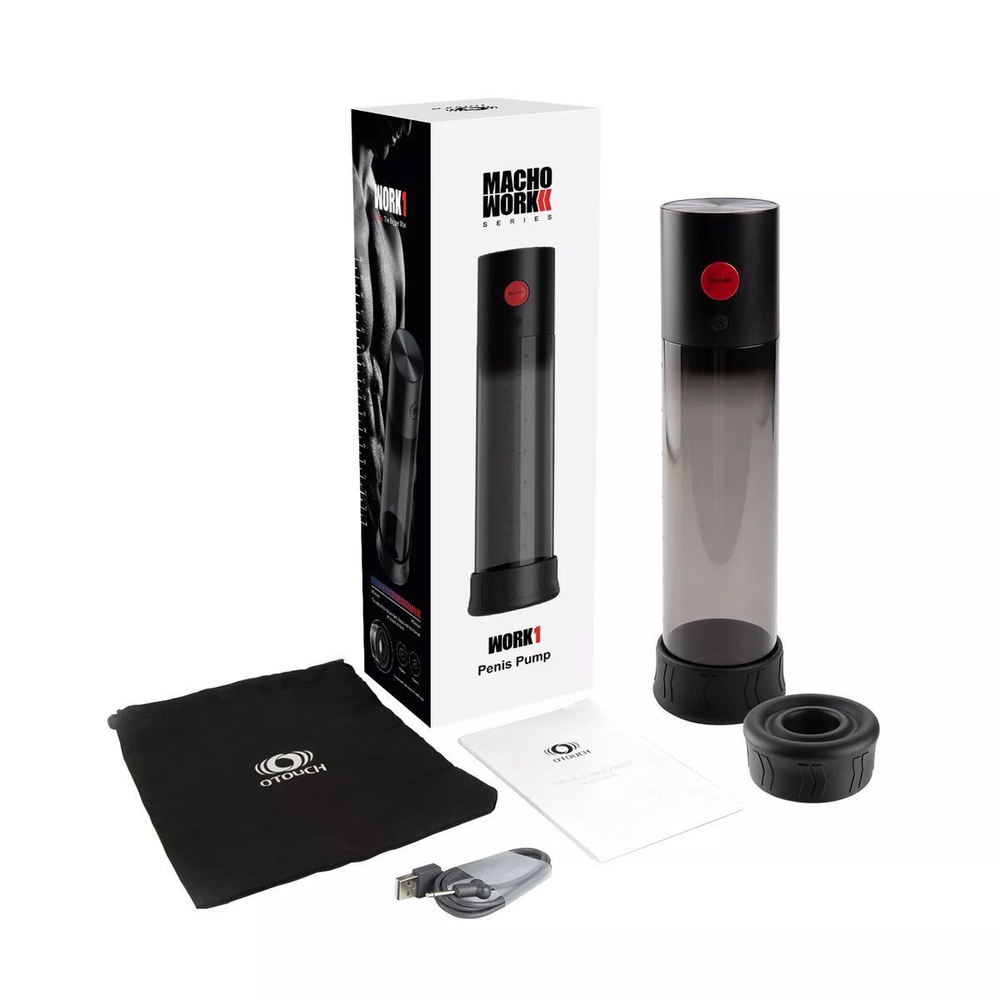 Автоматическая вакуумная помпа Macho Work 1 (Цвет: черный)