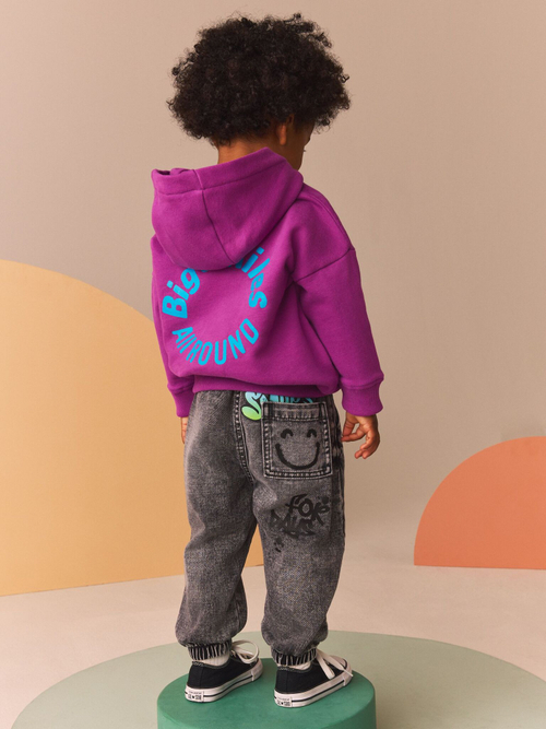 Джинсы для мальчика Next B97-237, Серый