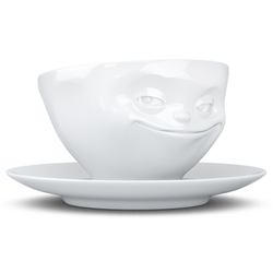 Чайная пара tassen grinning, 200 мл, белая