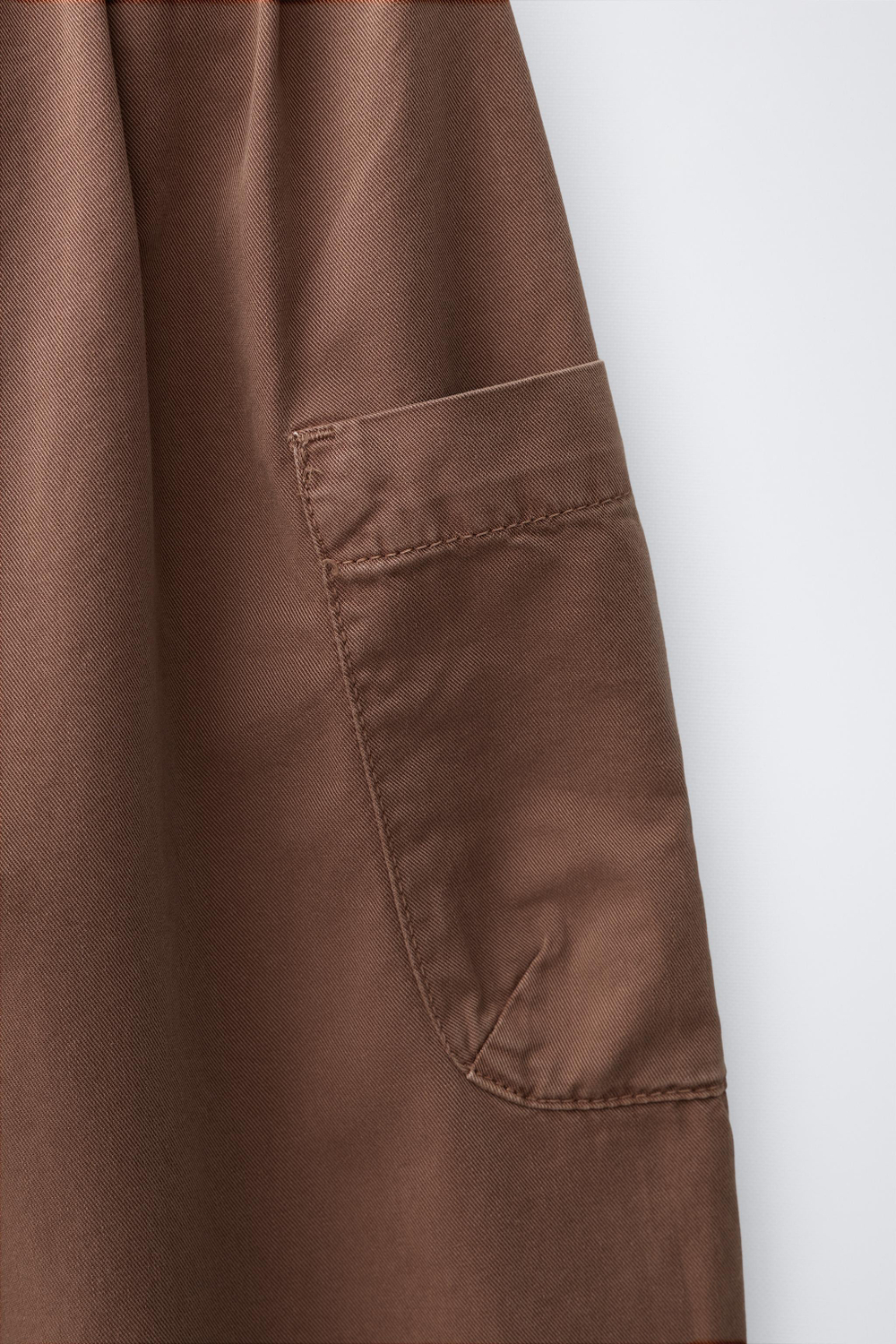 ZARA X PUKAS БРЮКИ КАРГО PUKAS SURF, КОРИЧНЕВЫЙ