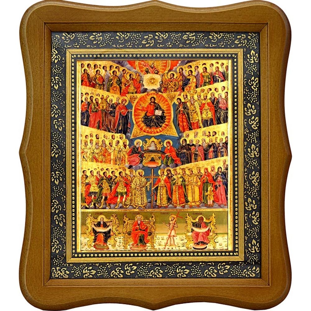 Собор всех Святых. Икона на холсте.