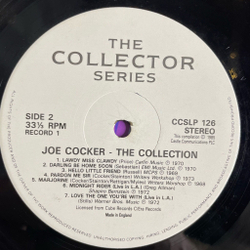 Винтажная виниловая пластинка LP Joe Cocker The Collection (UK 1985) Just Like A Woman