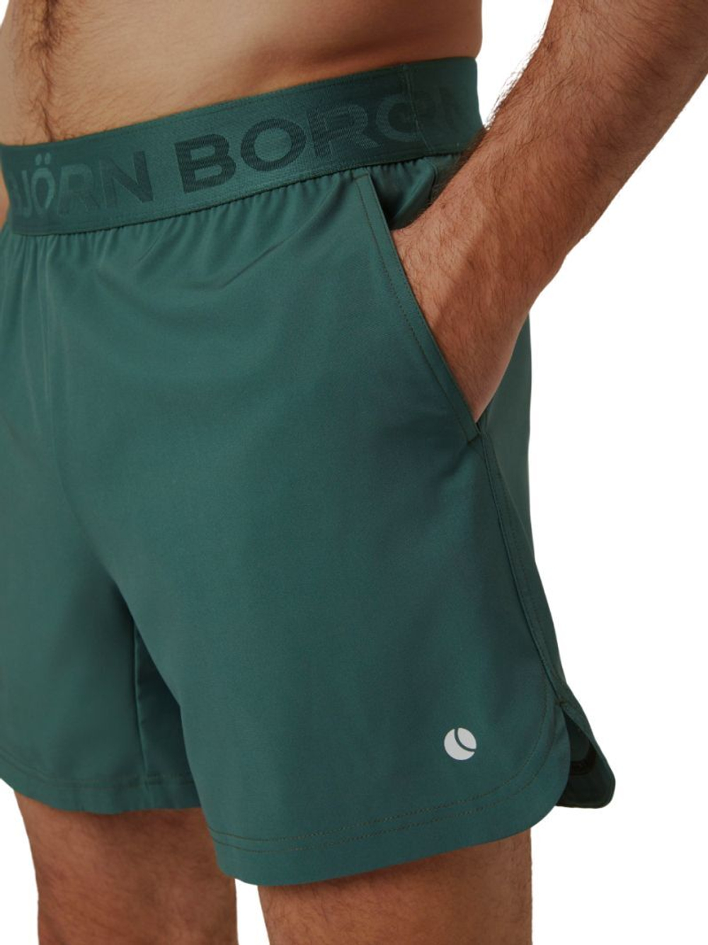 Мужские теннисные шорты Björn Borg Ace Short - зеленый