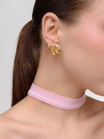 Серьги "Minimal flower" Gold