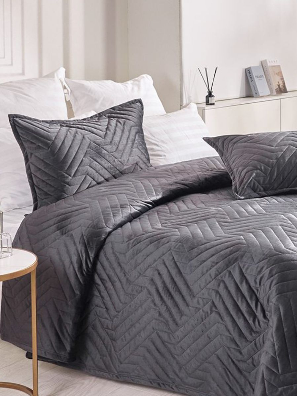 Наволочка декоративная, чехол на подушку на молнии, 2 шт, бархат, 50х70 см