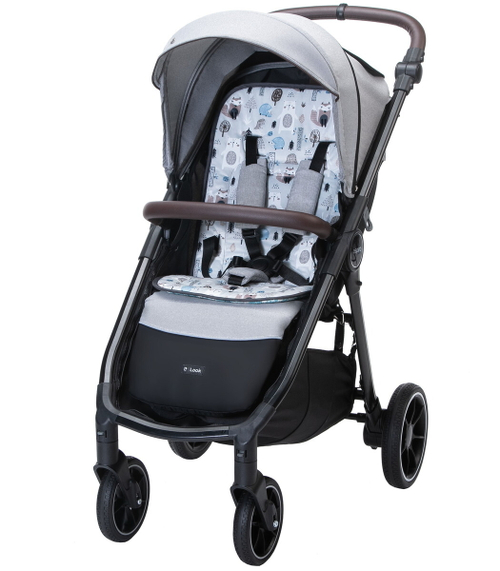 Детская прогулочная коляска Espiro Look Gel 2023 Светло-серый (Moon Stone 207)