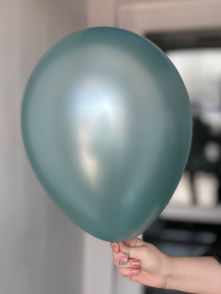 Воздушный шар однотонный Хром свежая мята (шелк) S ПАЛИТРА №4096