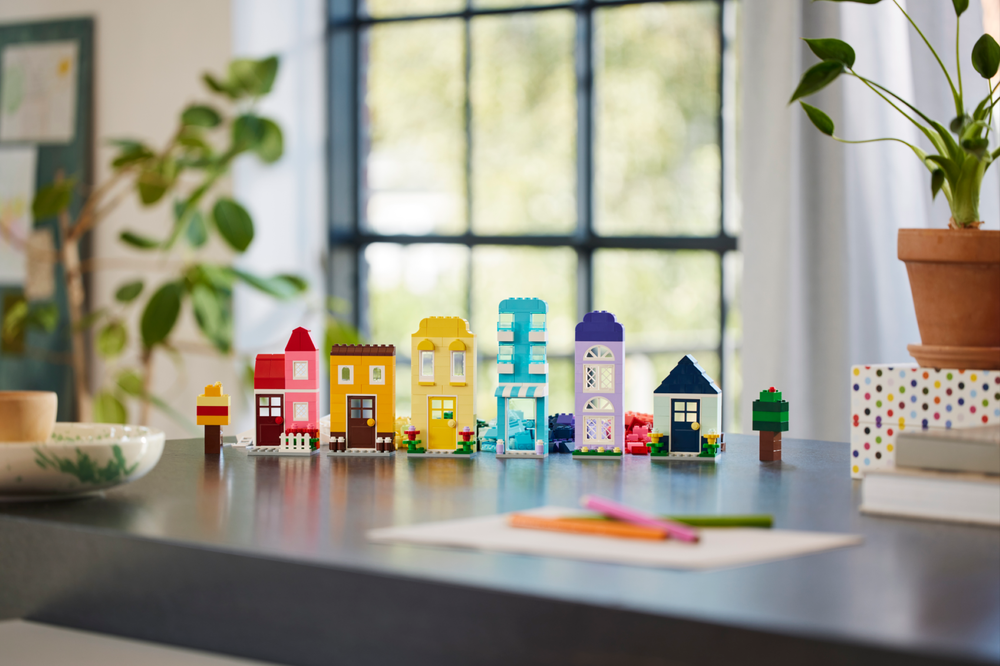 Конструктор Лего Классик Создавай дома 11035 | LEGO Classic Creative Houses | набор для строительства 850 деталей 4+