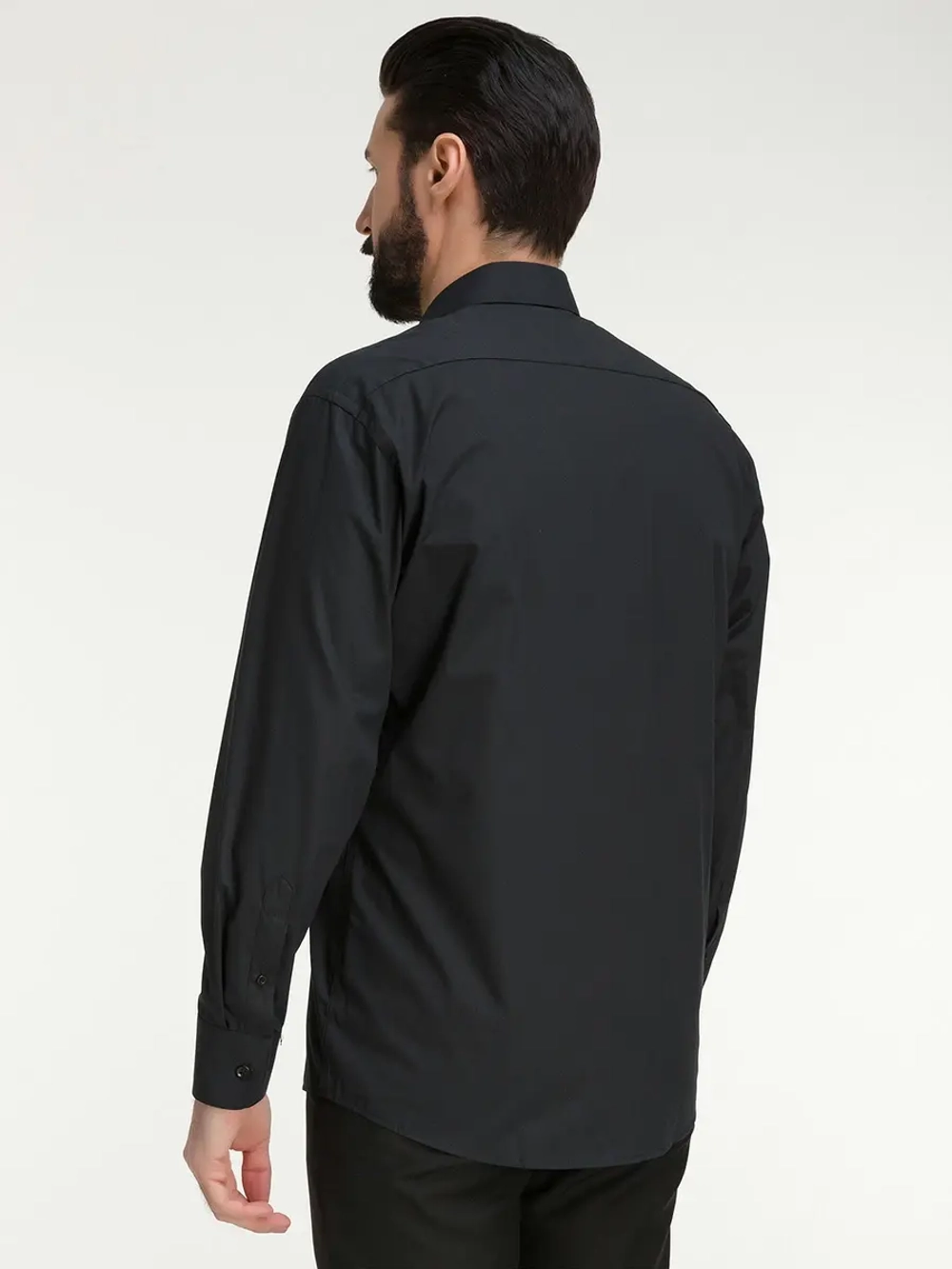 Сорочка GREG Сlassic fit 340/119/BLK "База"