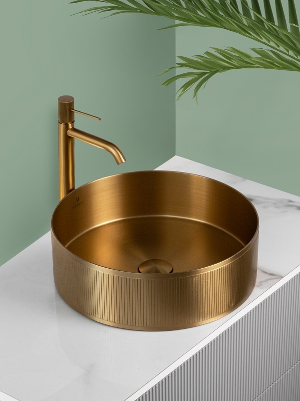 Раковина AltroBagno Costoso 001005 OrSp из нержавеющей стали