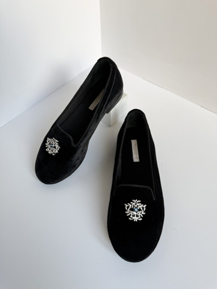 Велюровые туфли Dolce & Gabbana, 34