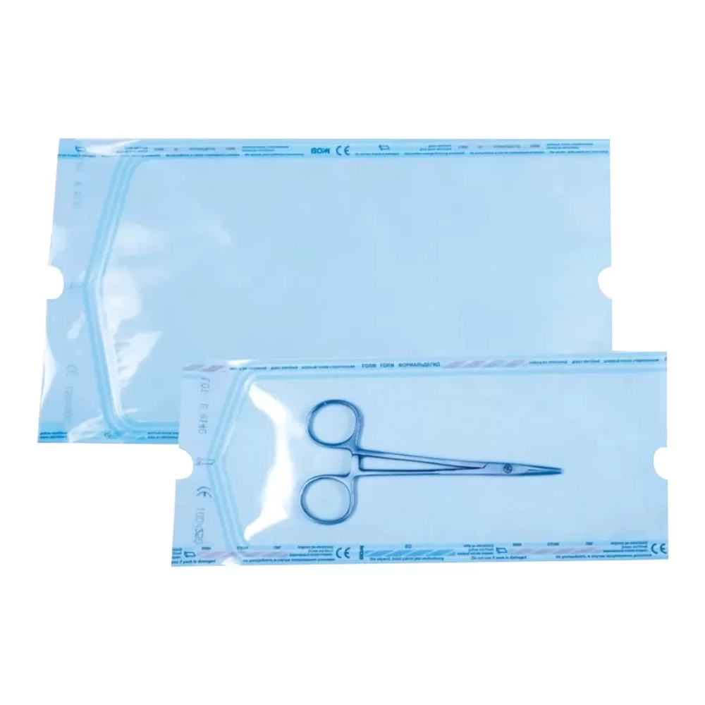 Пакет для стерилизации комбинированный термосвариваемый BOM 320х500 мм 100 шт