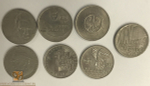 Набор из 7 монет "10 злотых 1967 - 1972 года"