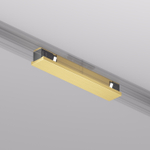 TR5722-SB Электрический коннектор прямой для трека SHINE BASE, 48V DC, IP20, сатинированная латунь, алюминий