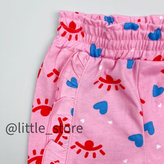 Шорты хлопковые, Розовые