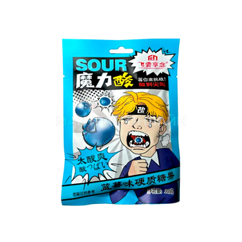 Кислая карамель Feichangxiangnian Magic Sour со вкусом черники 22 г