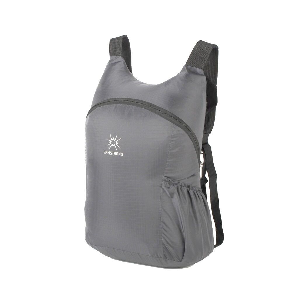 B0329 ULTRA-LIGHT BACKPACK 10 Ультралегкий рюкзак  (т.серый)