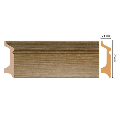 Плинтус Decomaster D122 D122-73 ДМ
