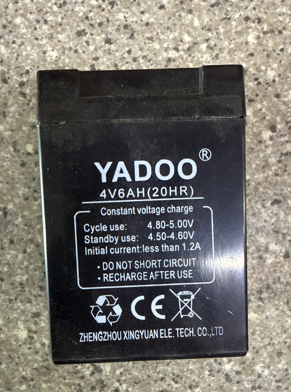 Аккумулятор 4V 6A