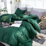 2-спальное постельное белье из сатина Изумруд