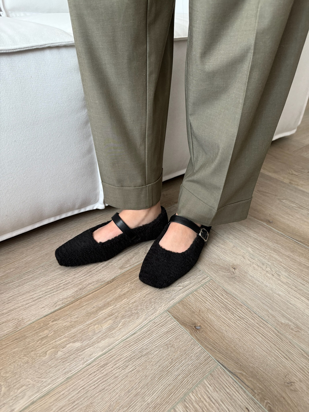 Балетки шерпа