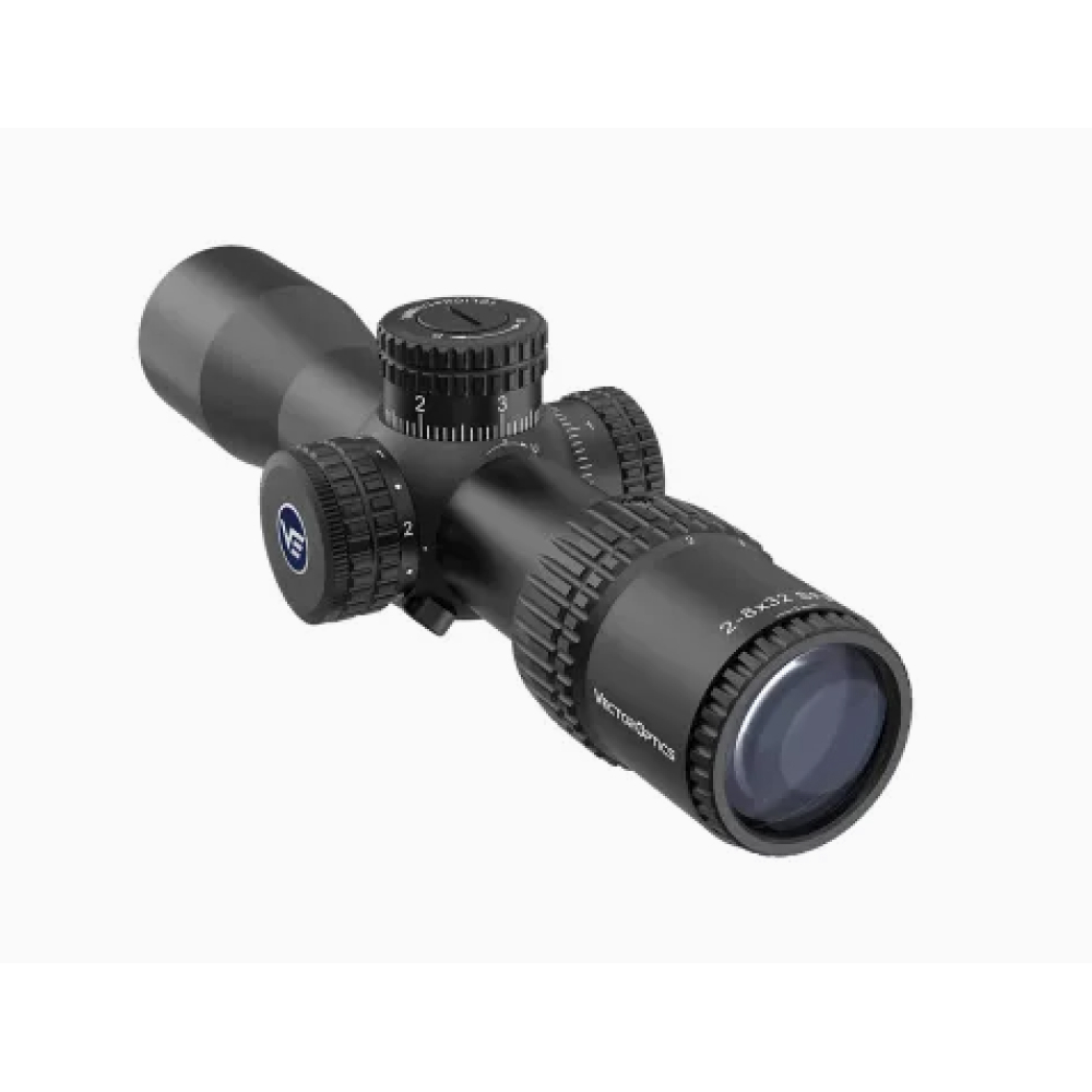 Оптический прицел Vector Optics 30мм SFP VEYRON 2-8x32 IR ( установка на Тигр, СВД, ОП-СКС, ВПО-208 / Сетка MPR-V5 / с подсветкой )