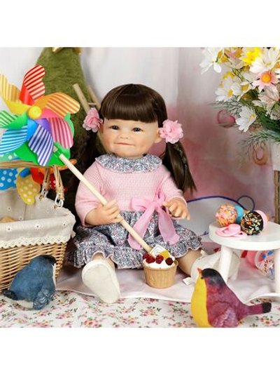 Кукла Реборн виниловая LifeReborn 55см (LR-034)