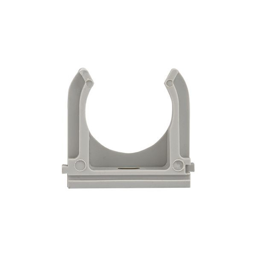 Крепеж-клипса d25 мм (100 шт) серая EKF-Plast
