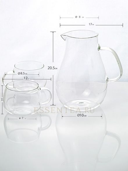 Набор посуды  (кувшин на 1500 и две чашки по 250)