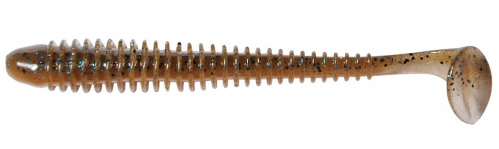 Приманка силиконовая Keitech Swing Impact 3.5" #PAL07S Motor Oil Red Flake