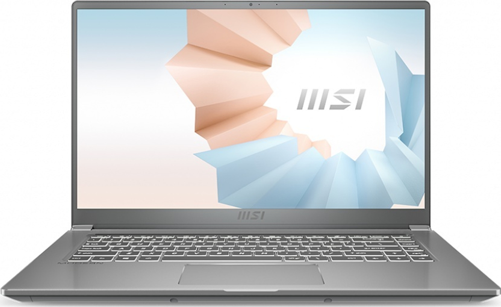 Ноутбук 15.6"  MSI Modern 15 A11SBU-478RU 9S7-155266-478 Win10 серый