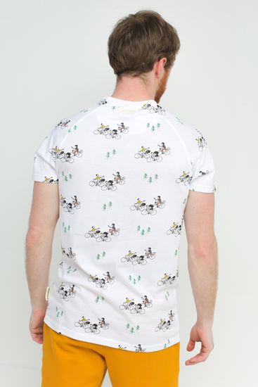Футболка ЗАПОРОЖЕЦ Velosipedisty (Белый (Snow White))