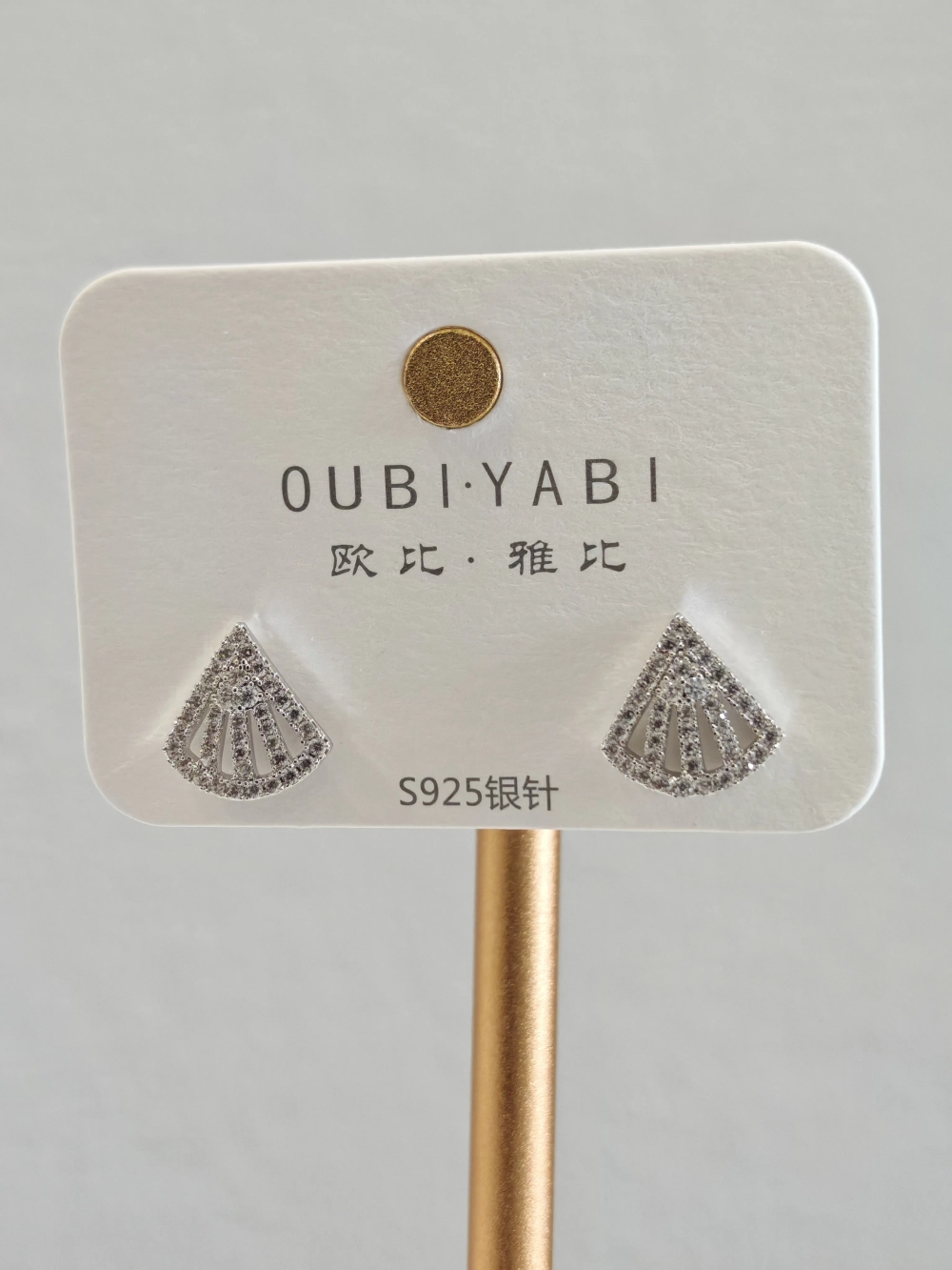 Серьги Oubi Yabi «Diamond Wing» Silver