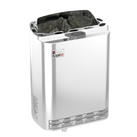 Электрическая печь SAWO MINI COMBI MNC-36NS-Z (3,6 кВт, с парогенератором, выносной пульт, внутри оцинковка, снаружи нержавейка)