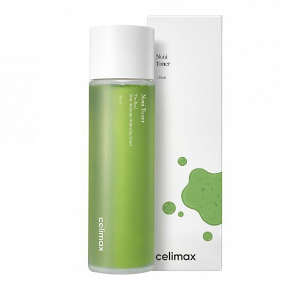 Celimax The Real Noni Moisture Balancing Toner, 150ml - Восстанавливающий тонер с экстрактом нони