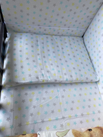 Комплект в кроватку 6-ти предметный "Медвежонок с уточкой"