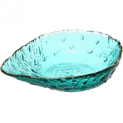 Салатник стеклянный «ICE CRYSTAL» 15см морской