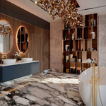 Встраиваемый смеситель для раковины ALEXIA 3620OC золотой