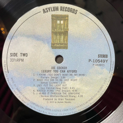Винтажная виниловая пластинка LP Joe Cocker Luxury You Can Afford (Japan 1978) (No Obi)