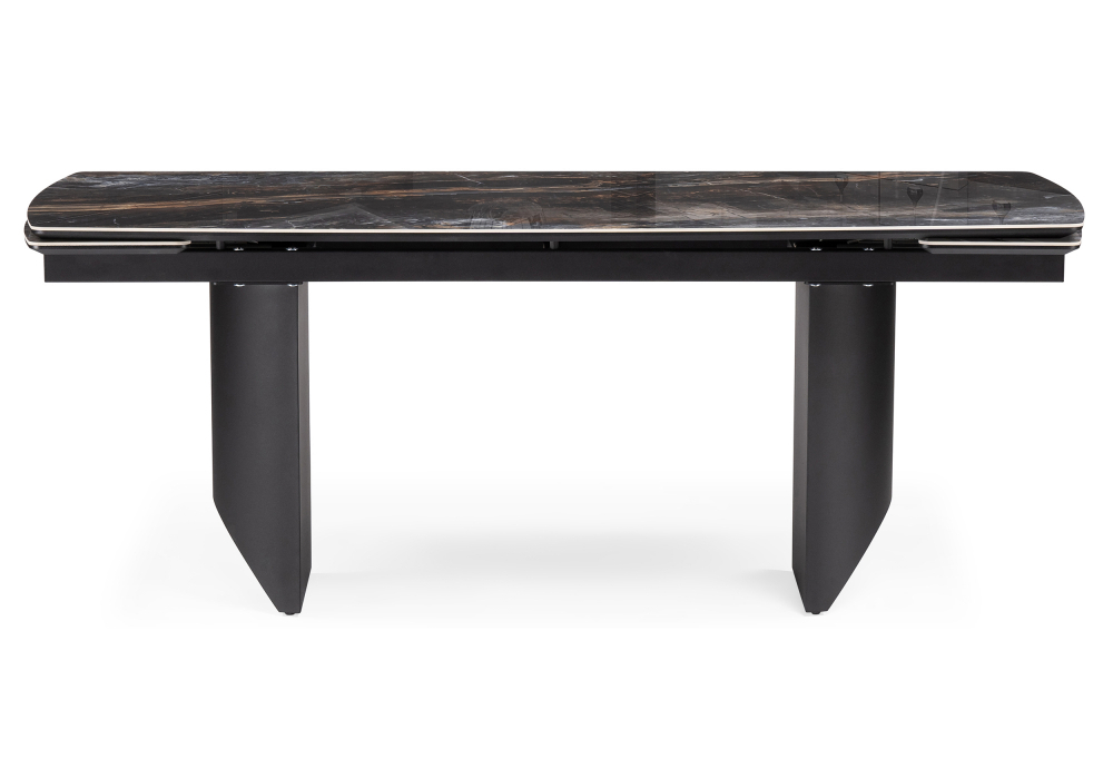 Керамический стол Woodville Маре 200(260)х100х77 neodom titanium lawa nero, черный