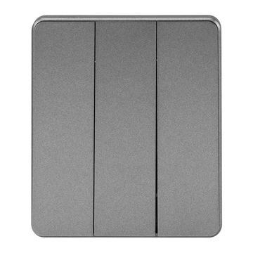 Выключатель ROUND 3 кл 10А с/у титан KRANZ