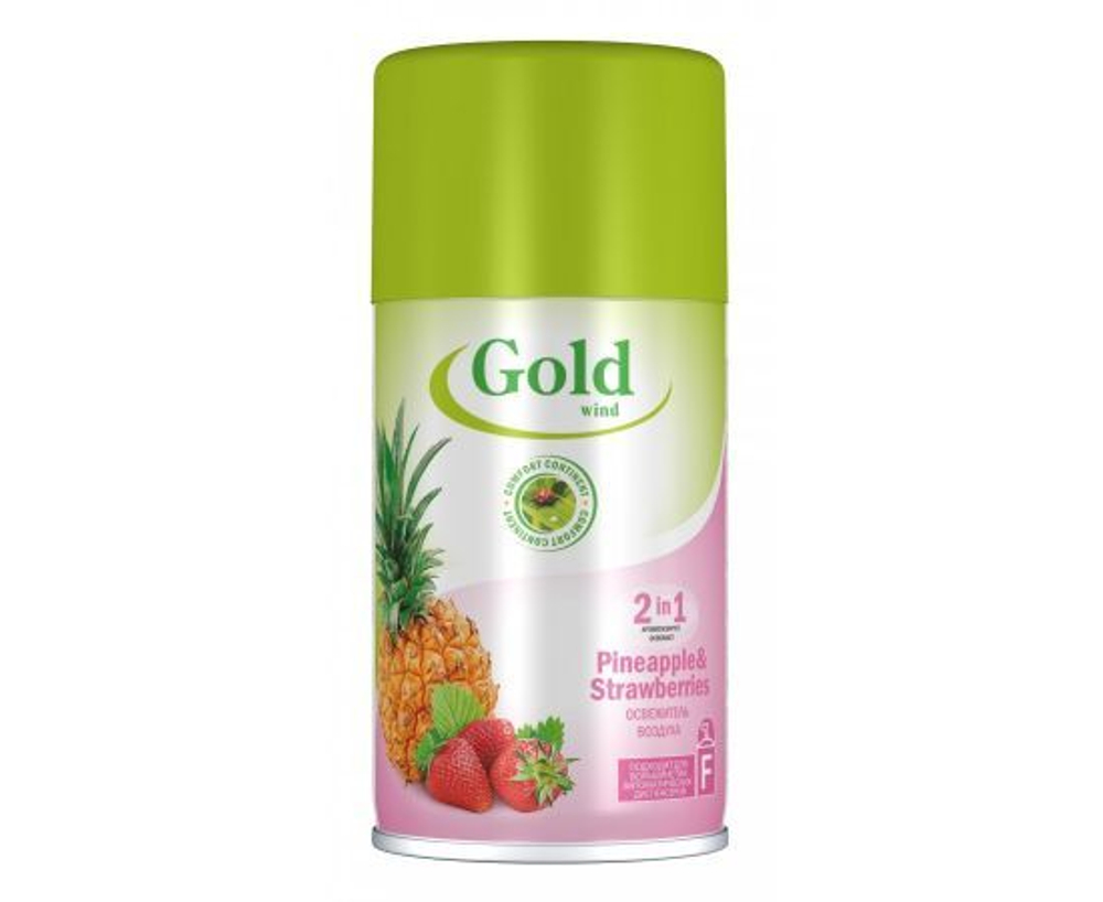 Gold Wind Освежитель воздуха Лимон, сменный баллон, 230 мл