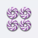 Комплект колес Футворк Swirl Purple 99A